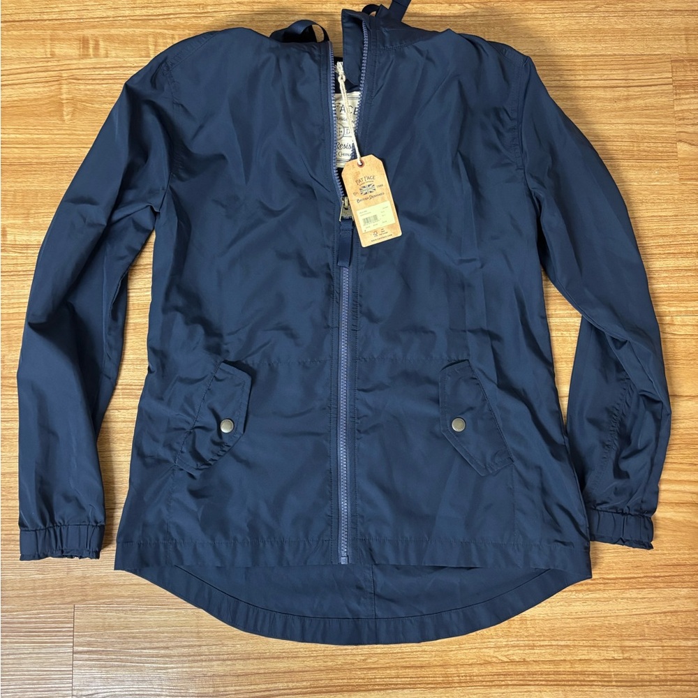 Fat Face Blue Zip-Up Jacket